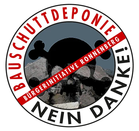 Siegel: Bauschuttdeponie – Nein Danke! Bürgerinitiative Ronnenberg